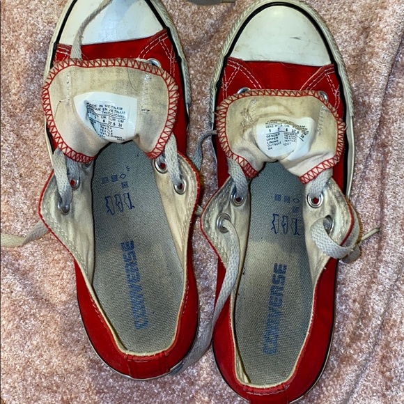 Red Converse - Picture 3 of 3